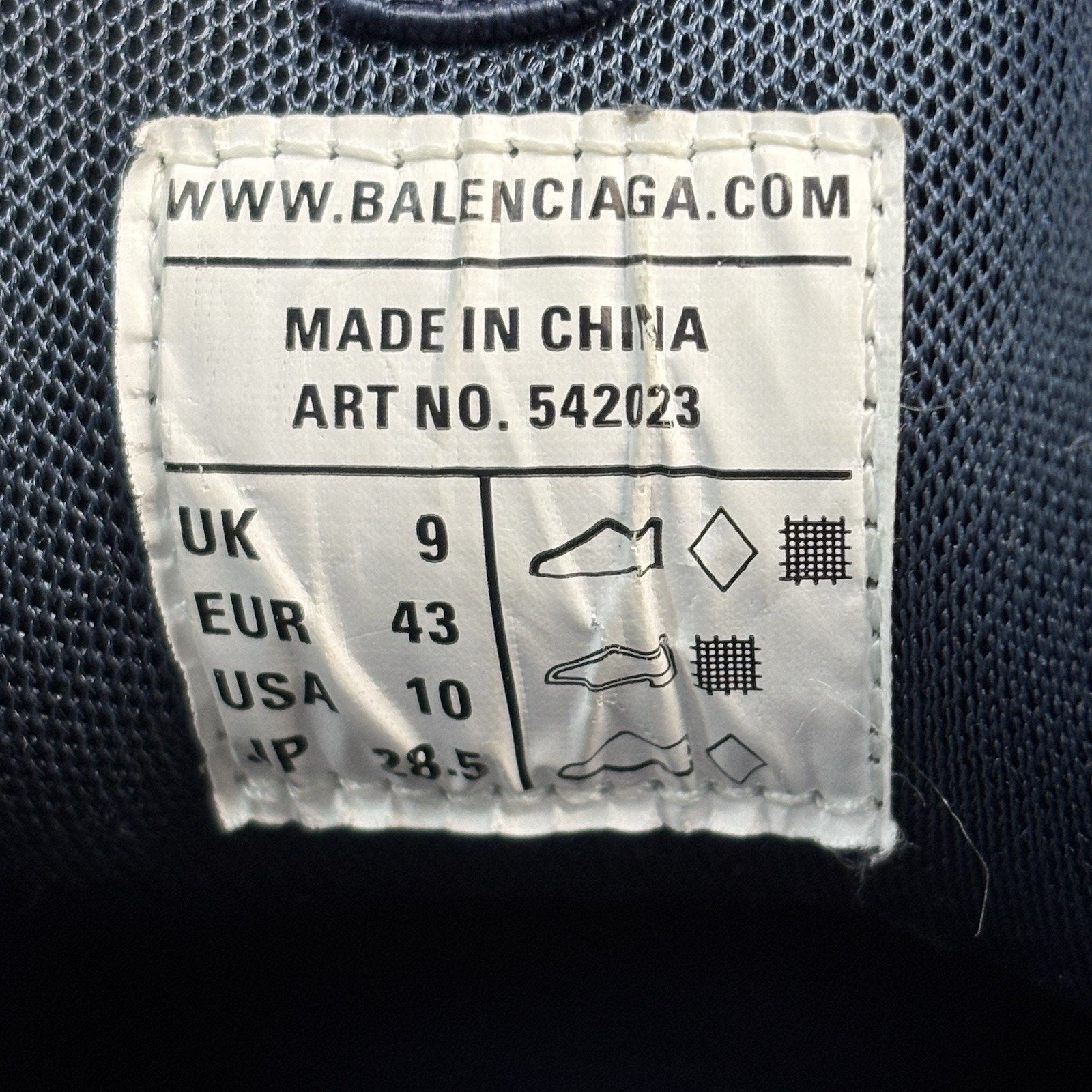 Balenciaga Track Sneakers ' Blue Pearl ' | Size 43 (10 US)