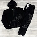 BRAND NEW! Godspeed Stitched OG Logo Sweatsuit ' Black ' | Size XL