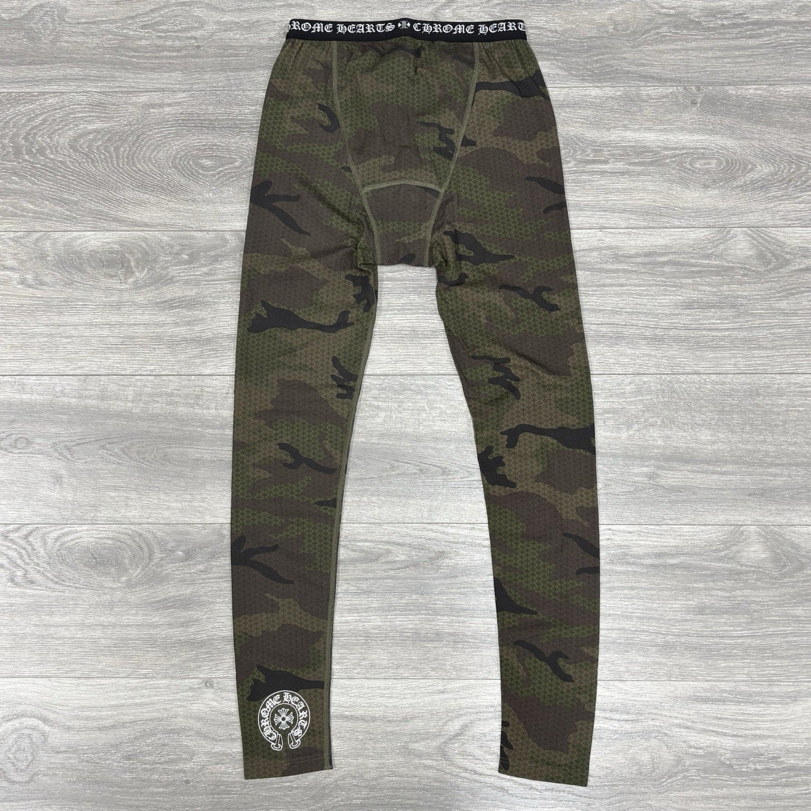 BRAND NEW! - Chrome Hearts Horseshoe Logo Leggings ' Camo ' | Size Large