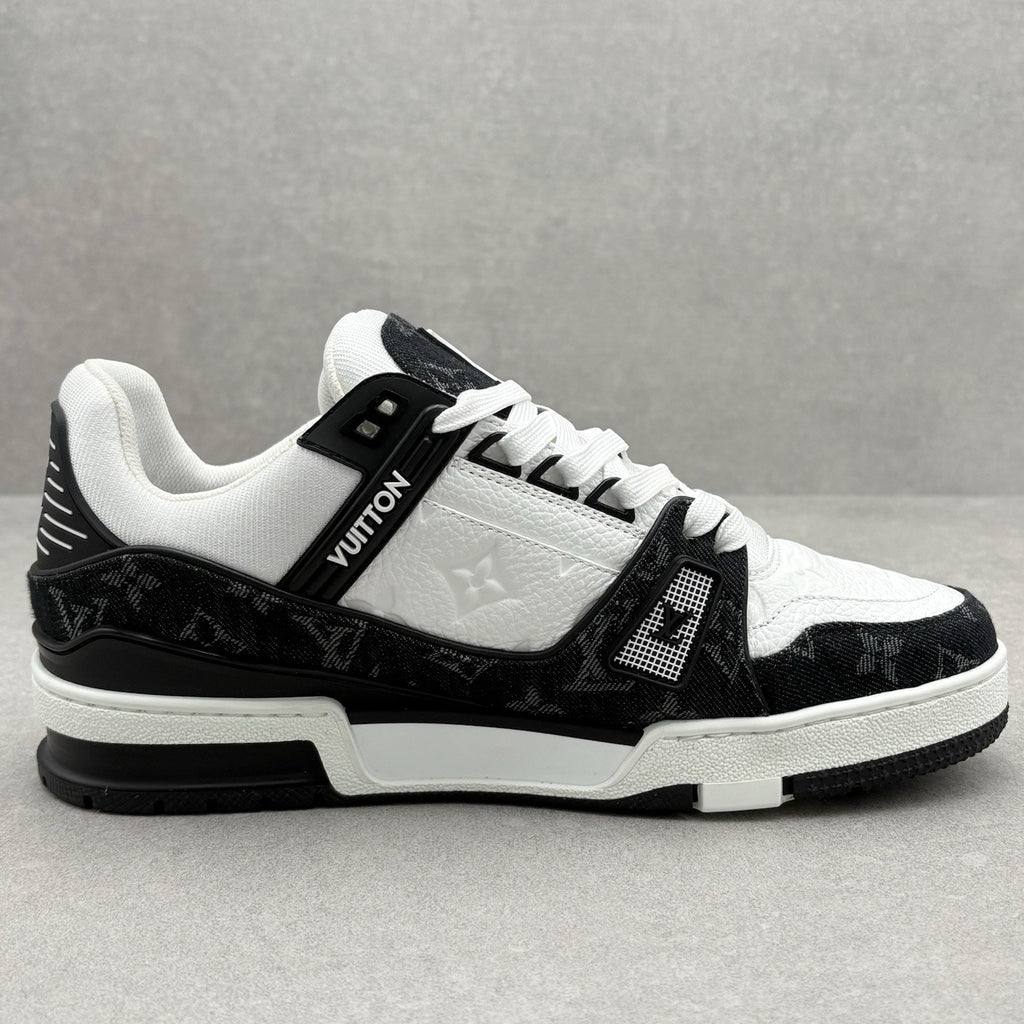 Louis Vuitton Trainer ' White Black ' | Size 6.5 LV (7.5-8 US)