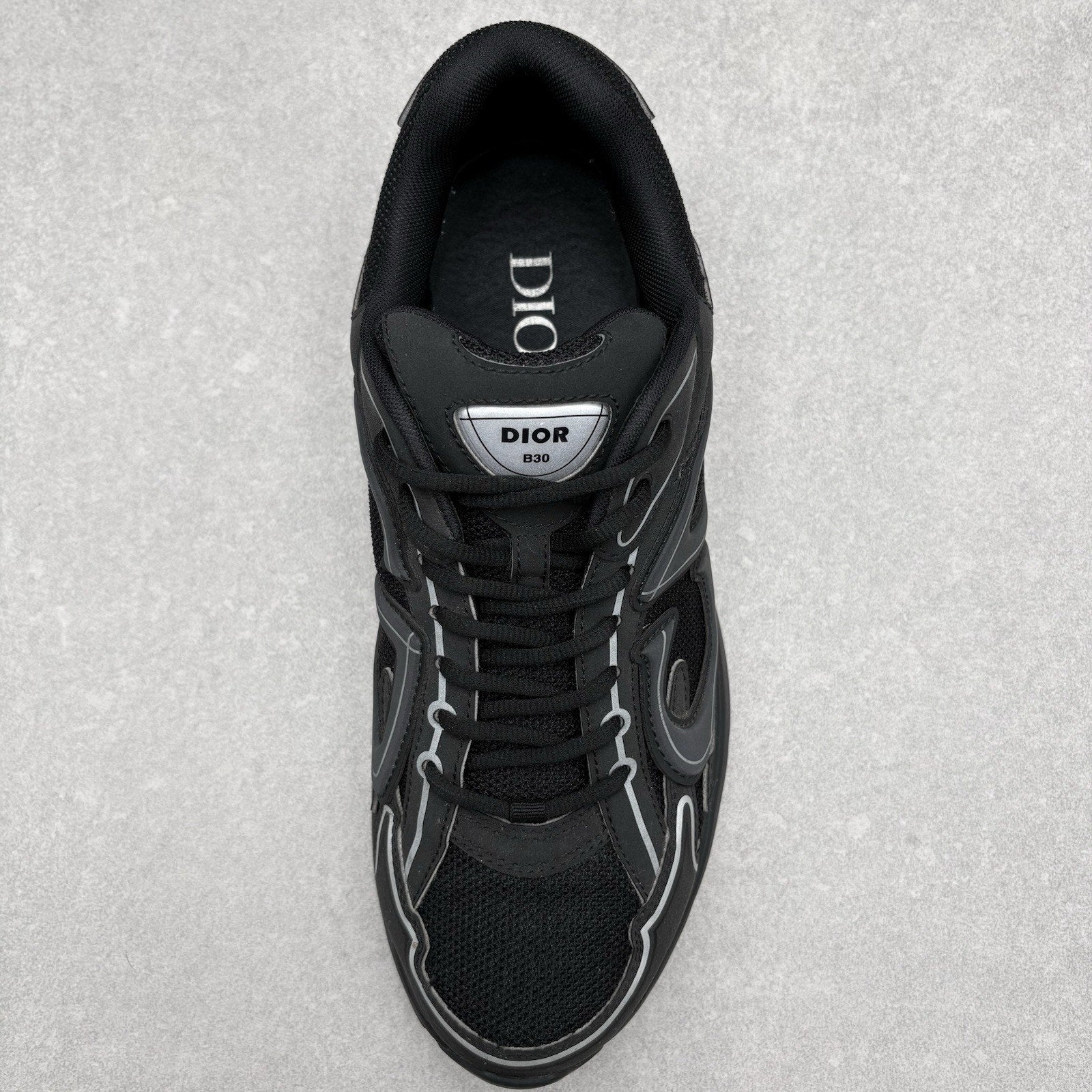 Dior B30 Reflective CD Sneakers ' Black ' | Size 45 (12 US)