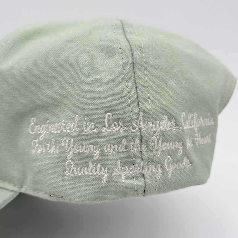 Chenille MA Patch Canvas Hat Frosty Green — photo 5