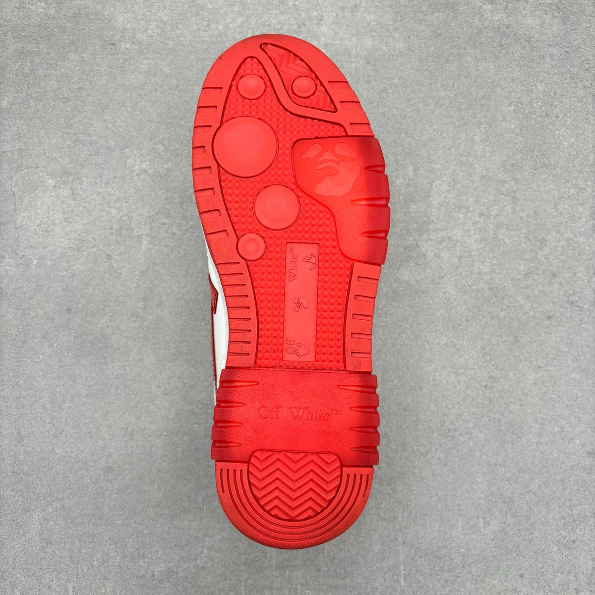 Off White Out of Office Patent Leather White Red — photo 14