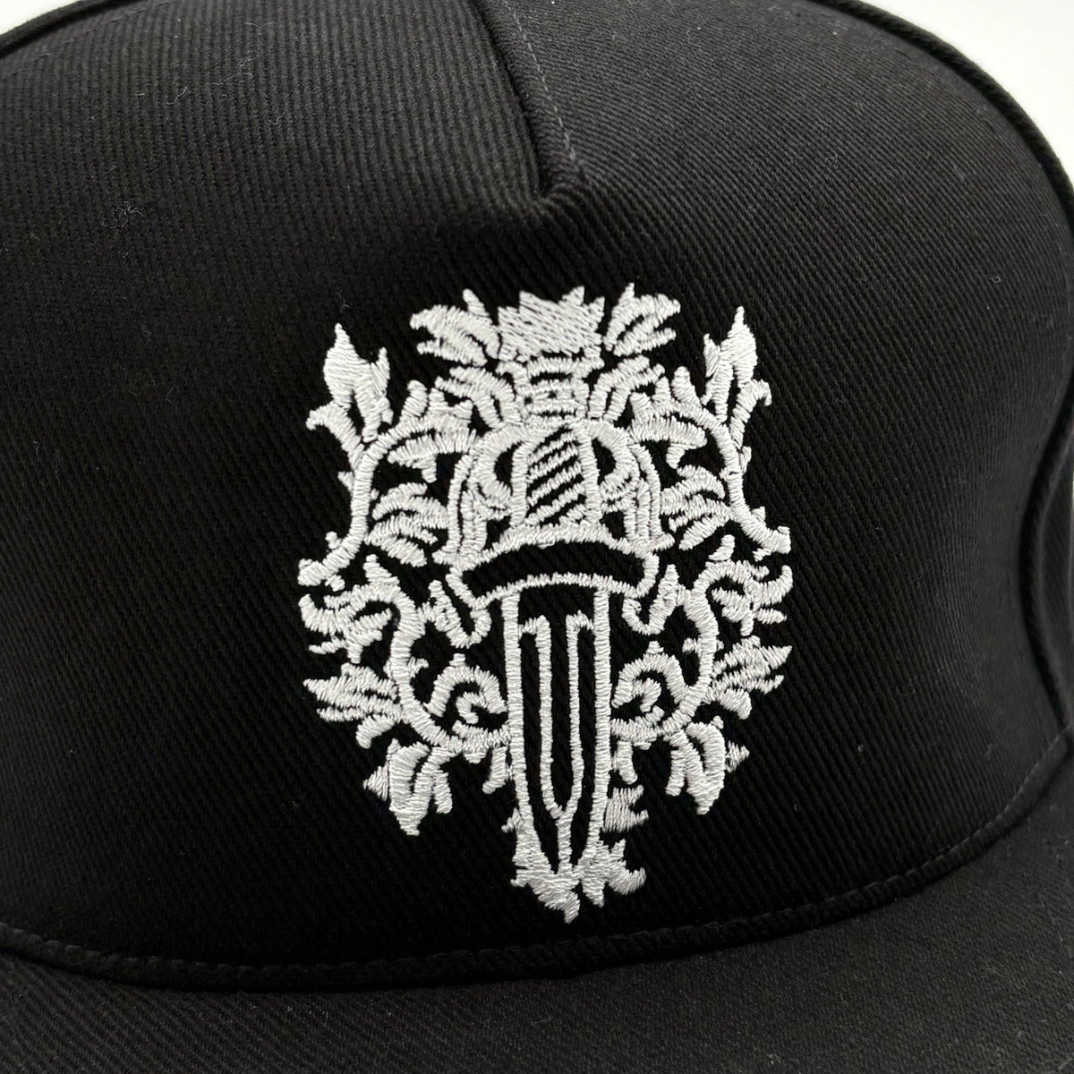 Dagger Logo Denim Baseball Hat Black — photo 4