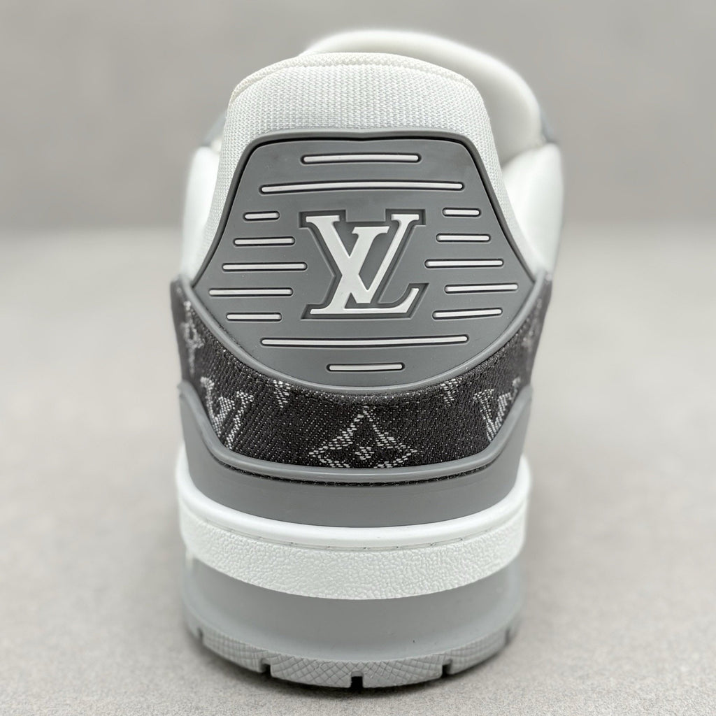 Louis Vuitton Trainer ' Monogram Denim Grey White ' | Size 11 LV (12-12.5 US)