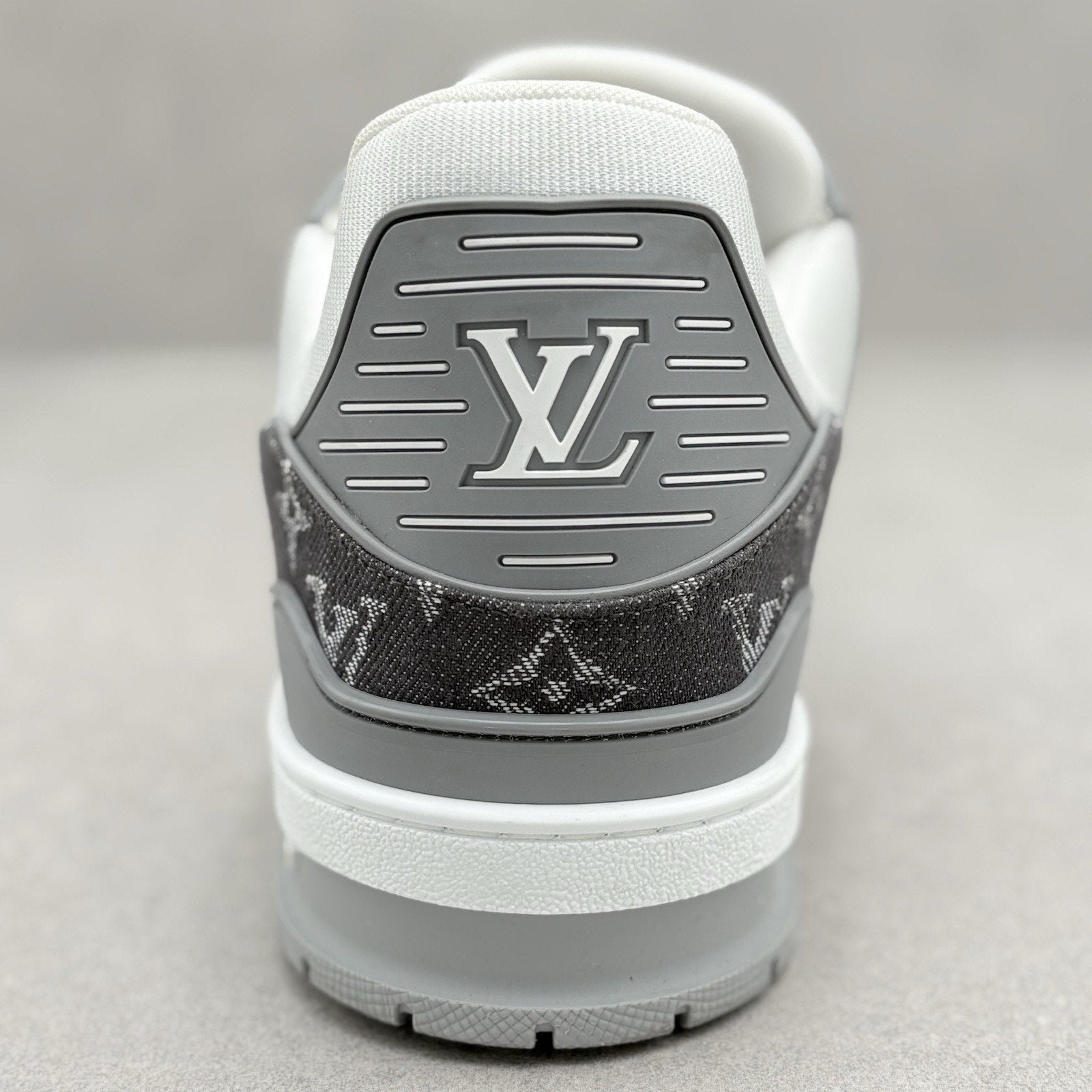 Louis Vuitton Trainer ' Monogram Denim Grey White ' | Size 11 LV (12-12.5 US)