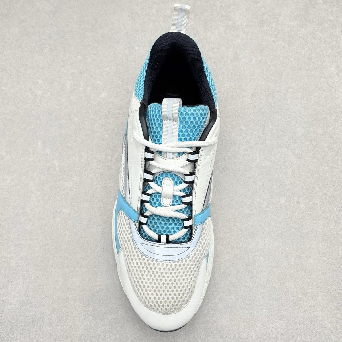B22 Reflective Sneaker Teal White — photo 5