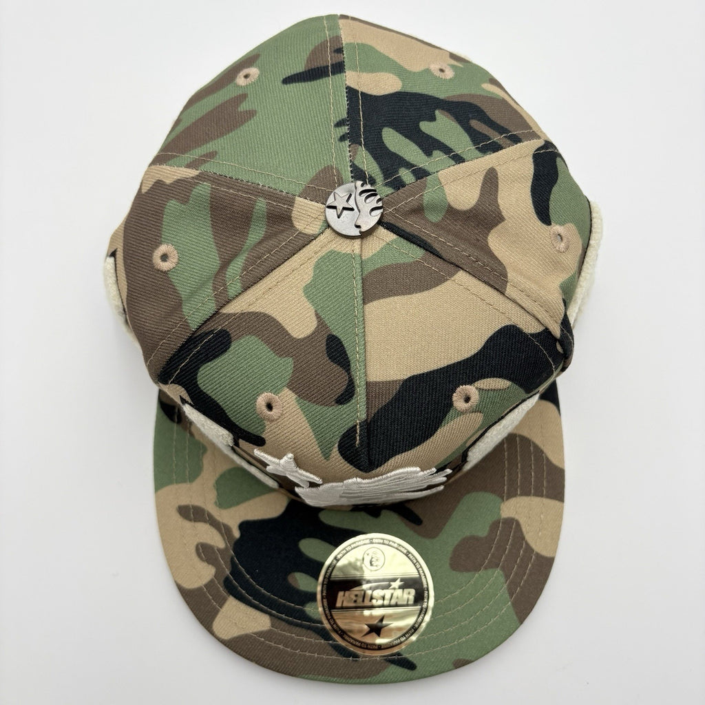 NEW! - Hellstar Og Patch Fitted Hat ' Camo '