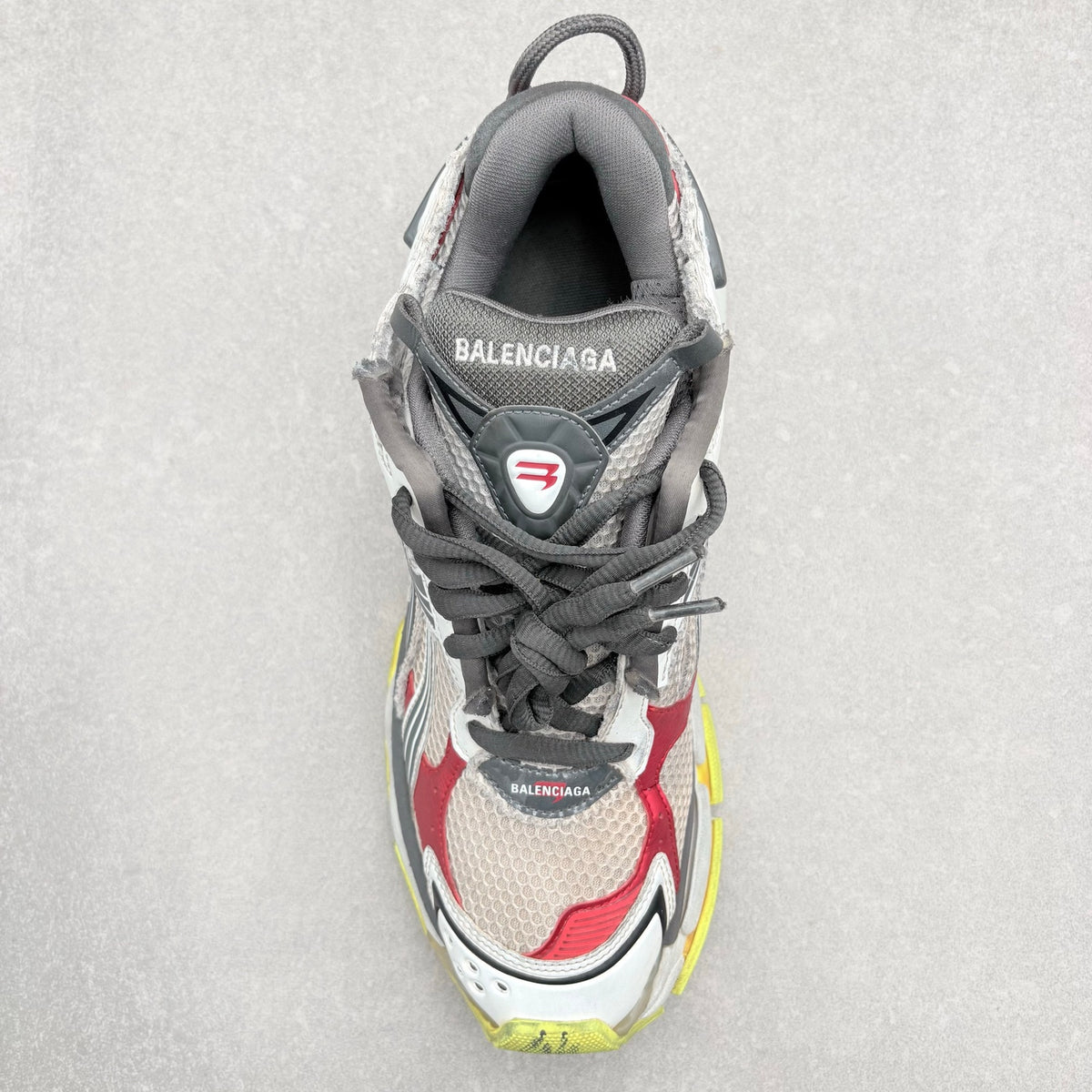 Runner White Red Fluo Yellow Black — photo 5