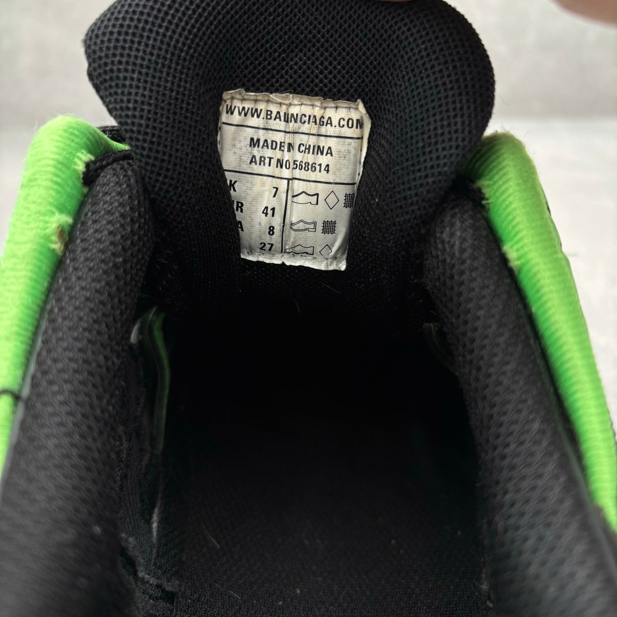 Balenciaga Track 2 Trainer Black Green — photo 14