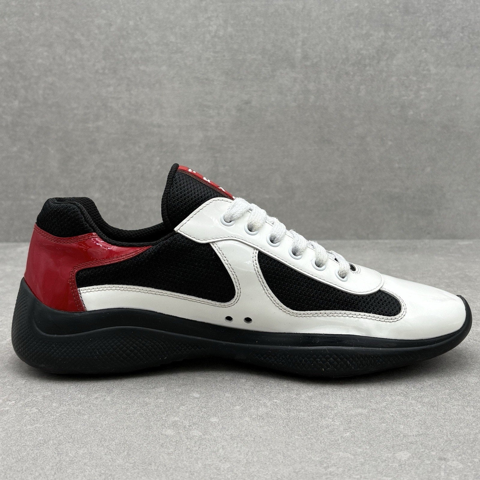 Prada Americas Cup ' Black White Red ' | Size 7 UK (8 US)