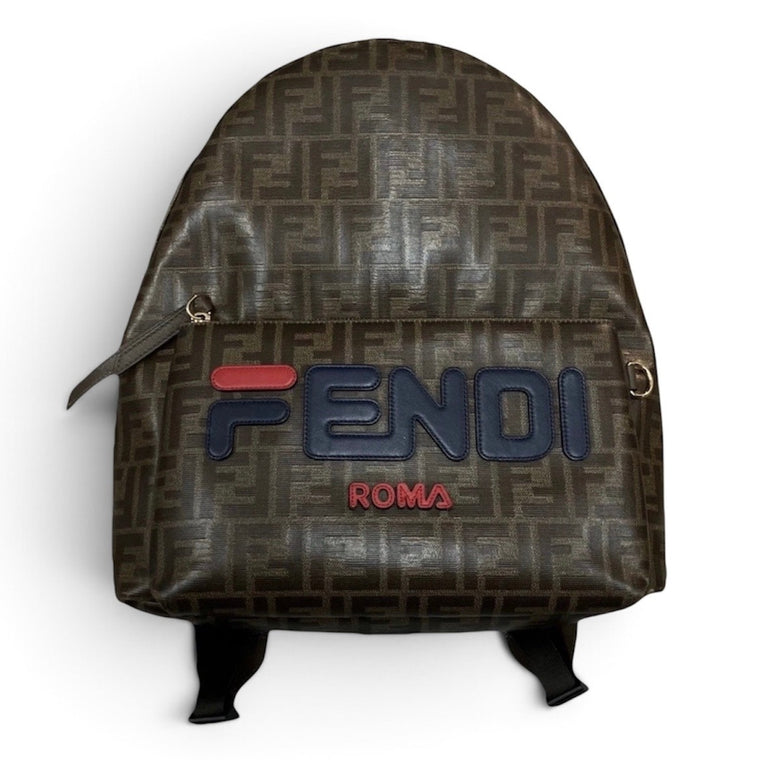 x Fila Zucca Coated Canvas Mani Backpack Brown — photo 2