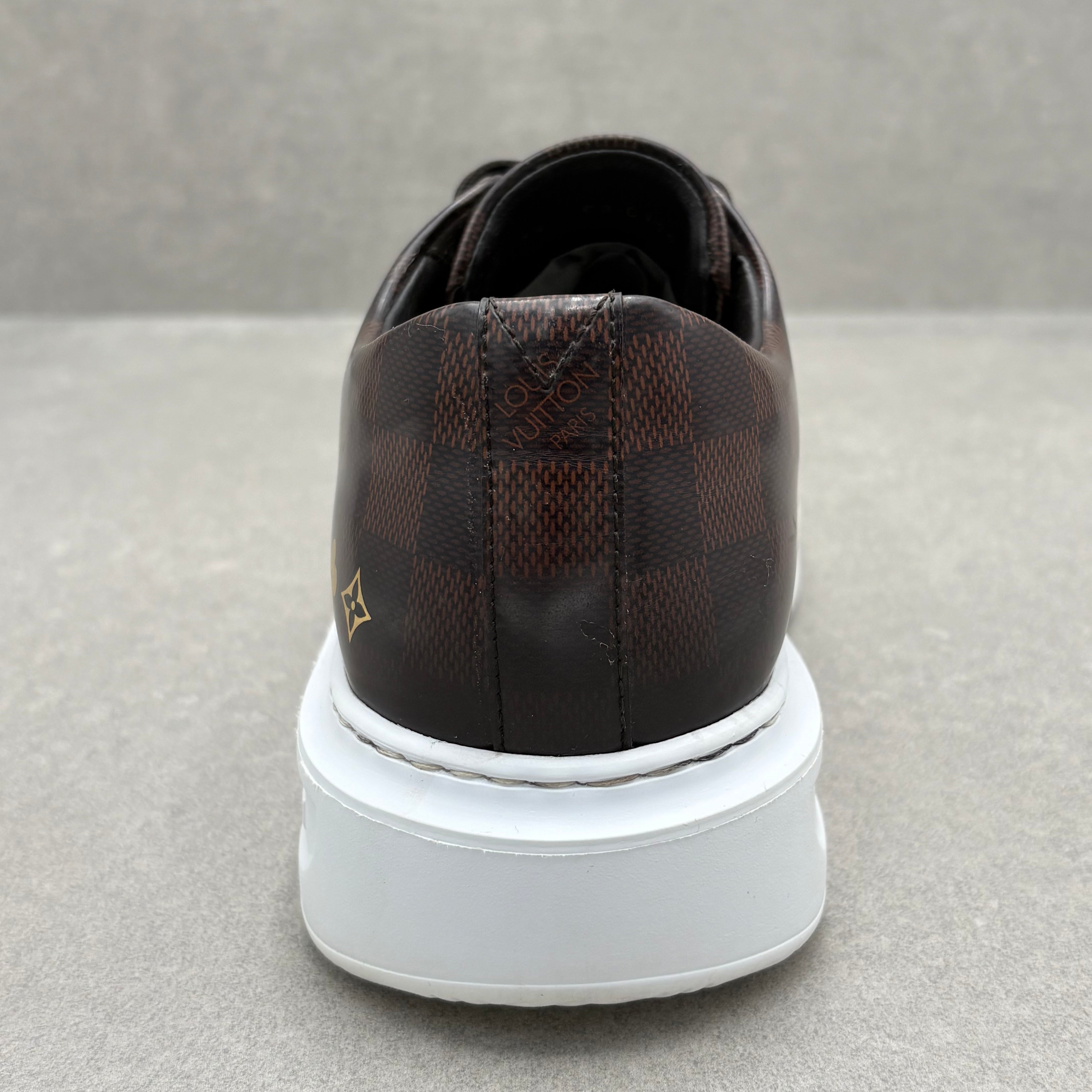 Louis Vuitton Beverly Hills Leather Sneaker ' Brown ' | Size 7.5 LV (8.5-9 US)