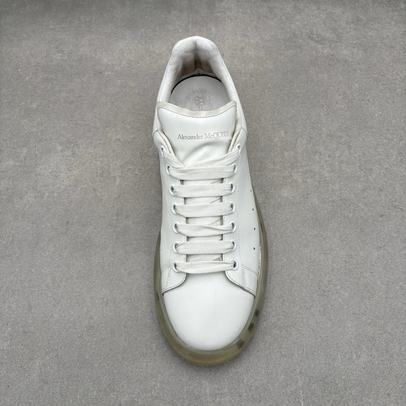 Alexander McQueen ‘ White Clear Sole ‘ | Size 45 EU (12 US)