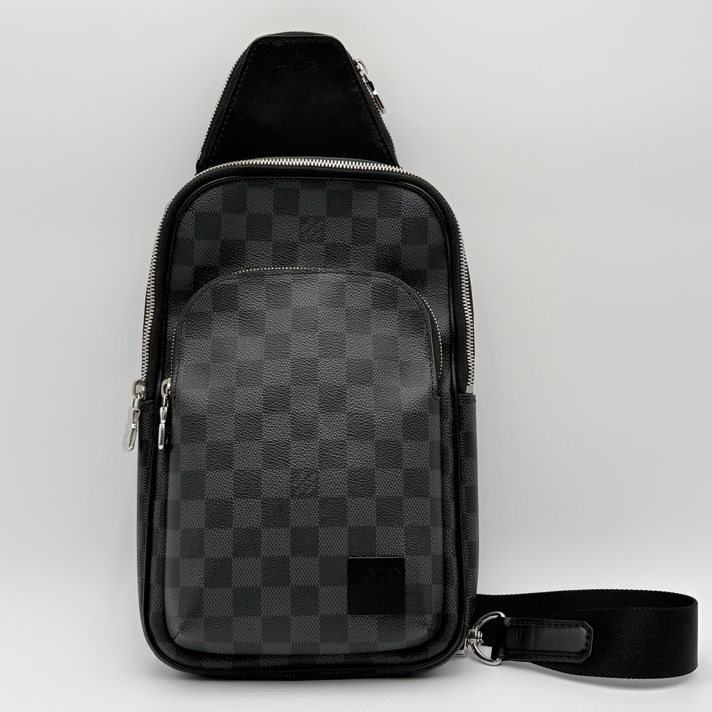 Louis Vuitton Sling Bag Damier Graphite Canvas ' Black ' | SUPER CLEAN!