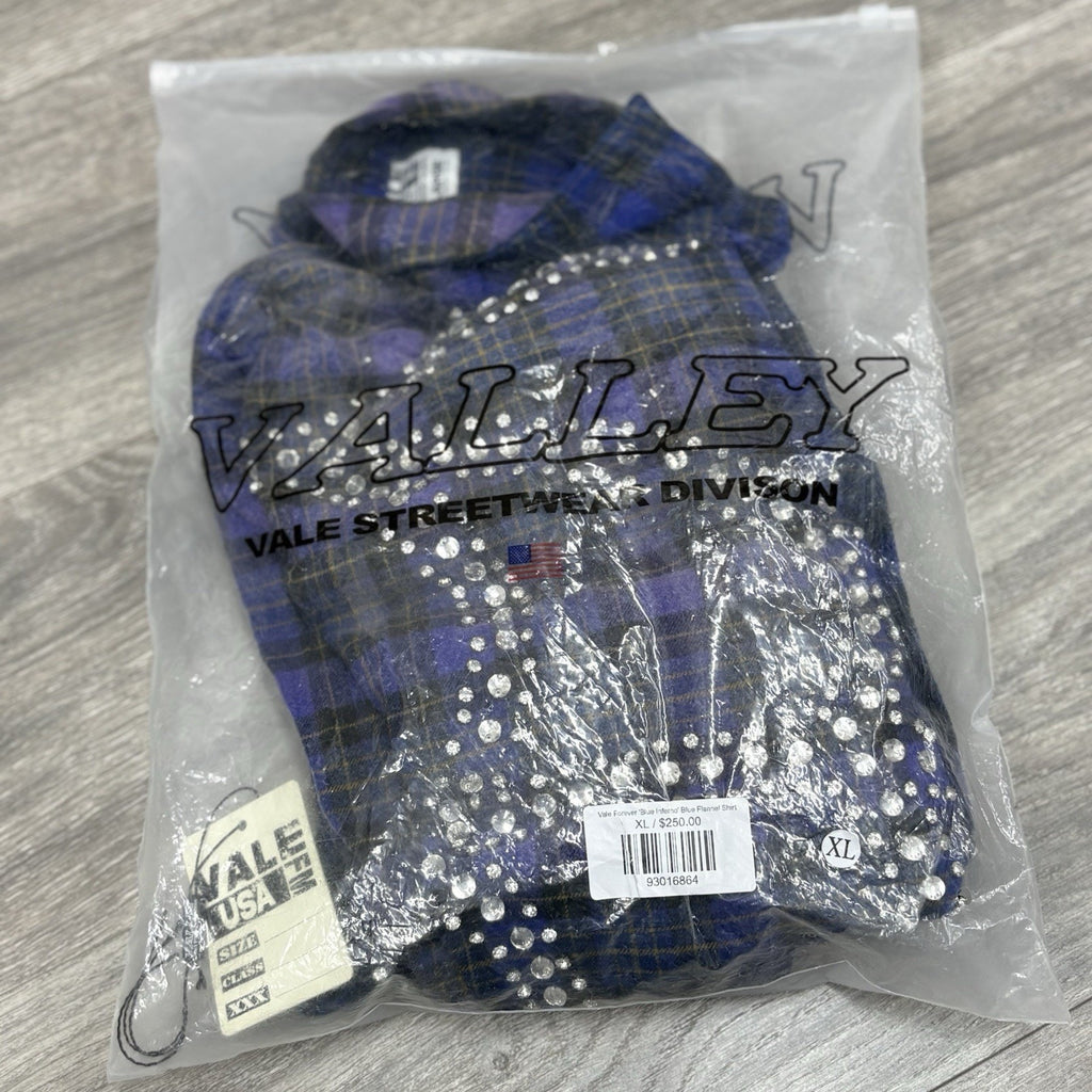 BRAND NEW! Vale Inferno Flannel ' Blue ' | Size XL
