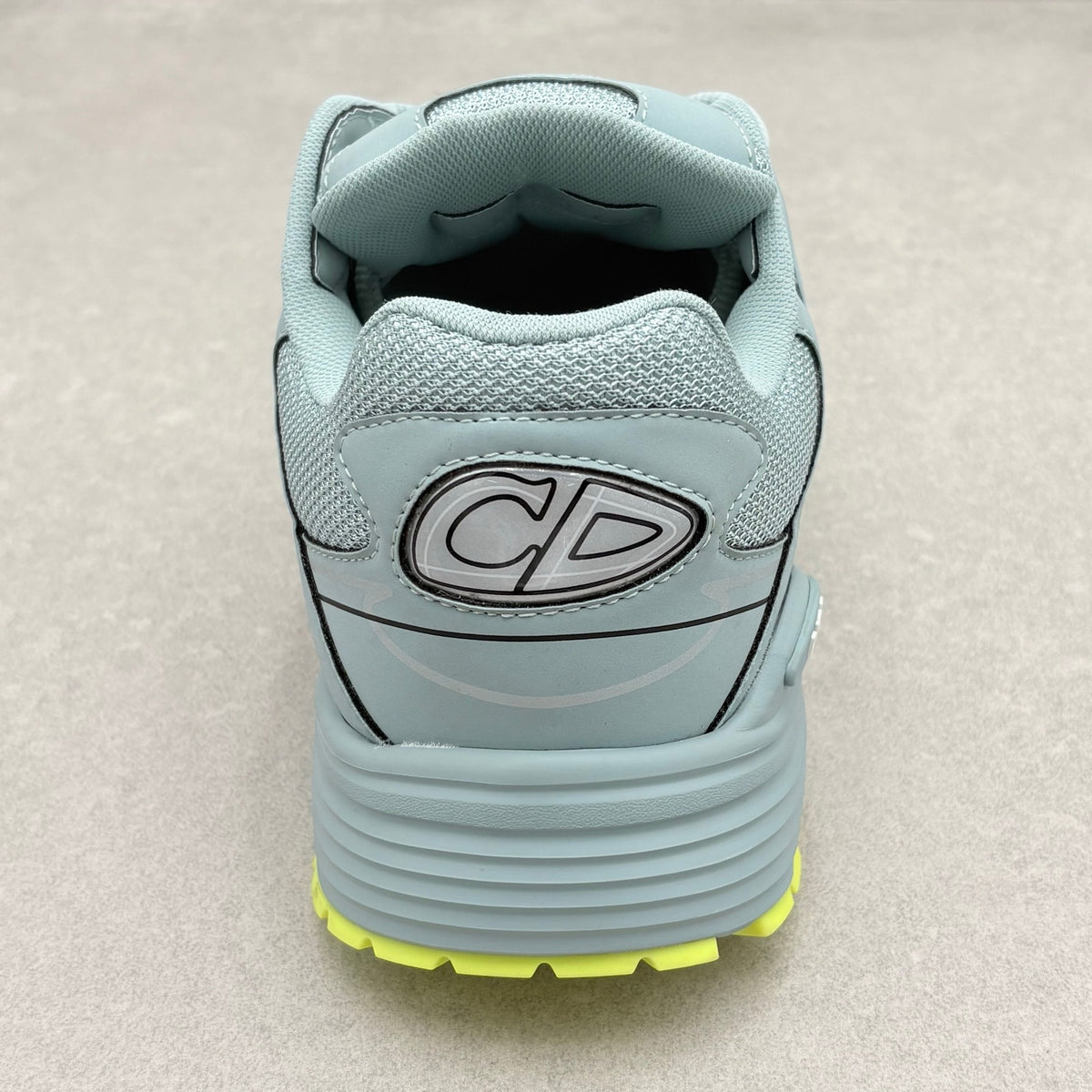 WORN ONCE! Dior B30 Reflective Sneaker Blue Neon Yellow — photo 3