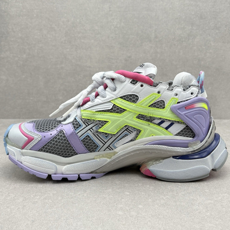 Runner Grey Purple Neon Yellow White — photo 4