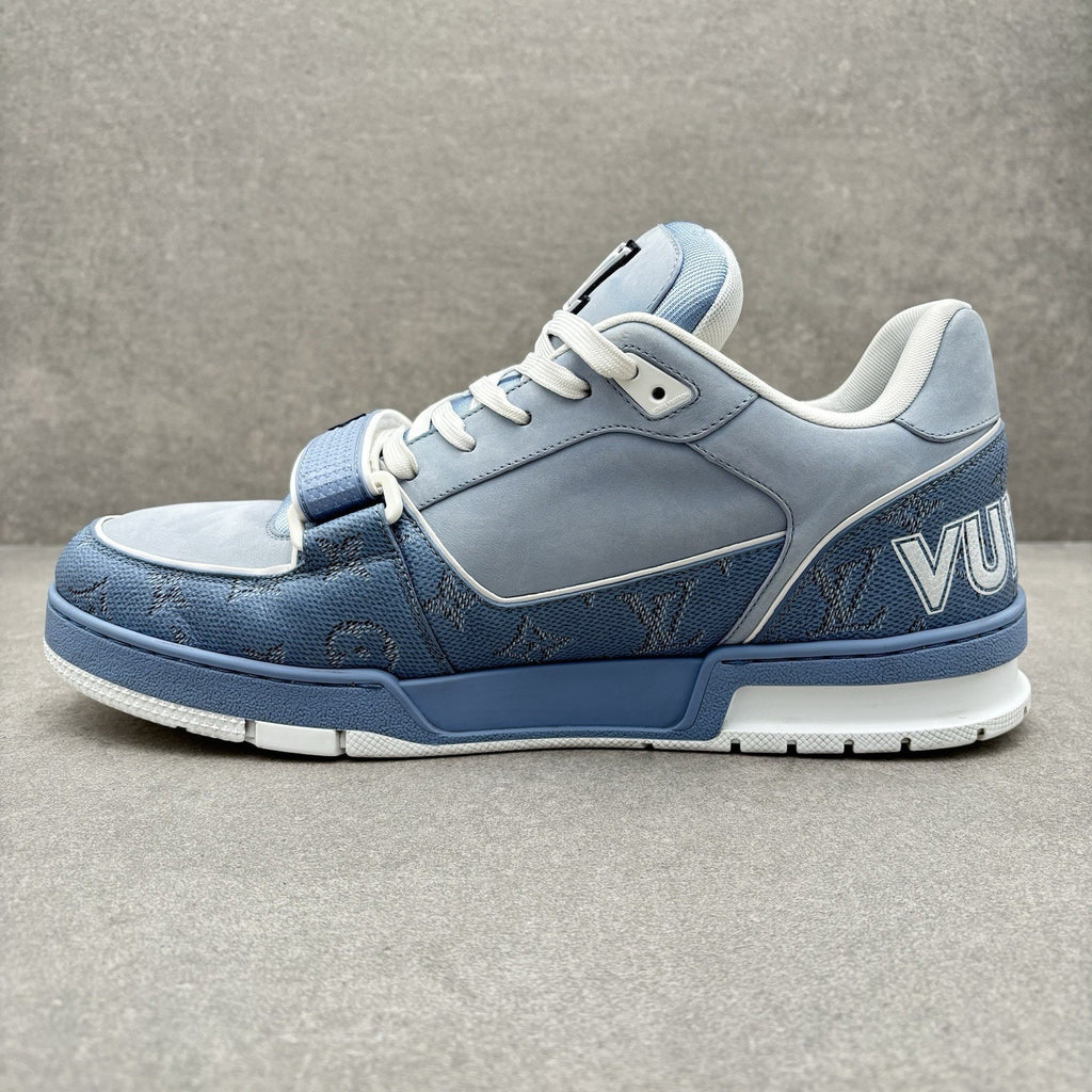 Louis Vuitton Strap Trainer ' Sky Blue ' | Size 10 LV (11-11.5 US)