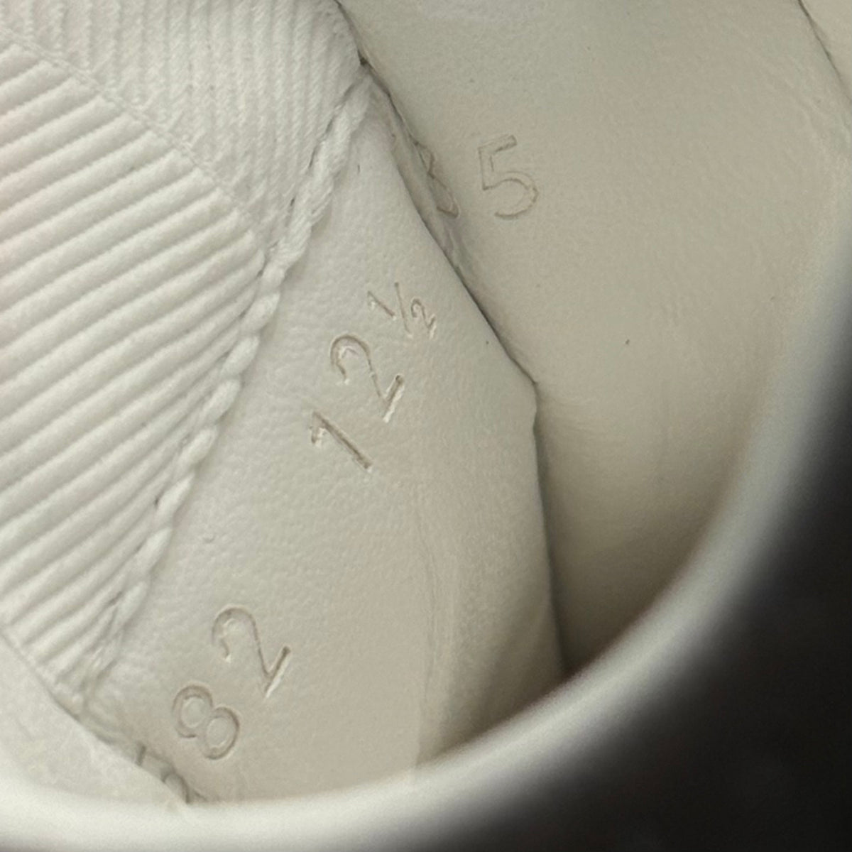GG Embossed Leather Sneaker Black — photo 13