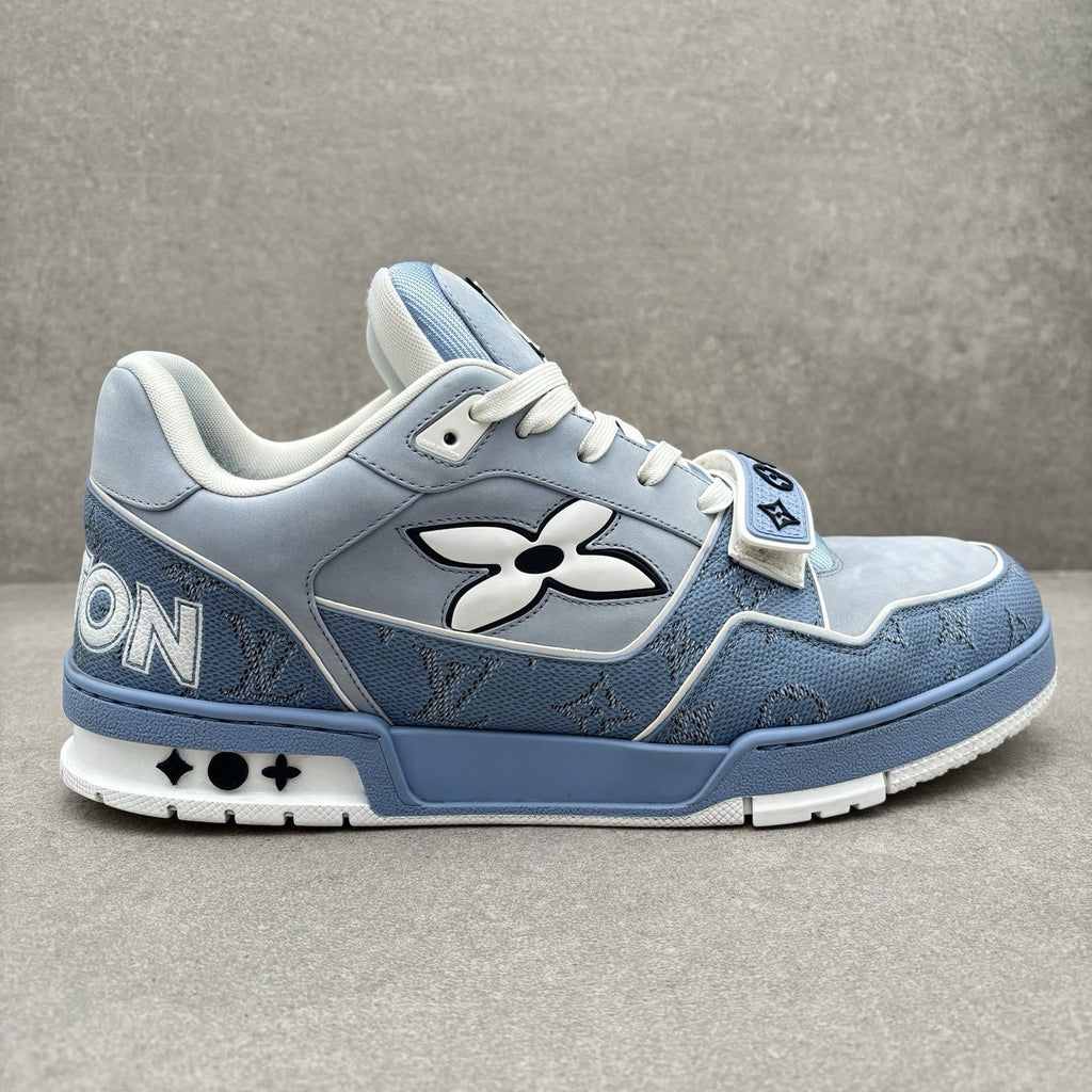 Louis Vuitton Strap Trainer ' Sky Blue ' | Size 10 LV (11-11.5 US)