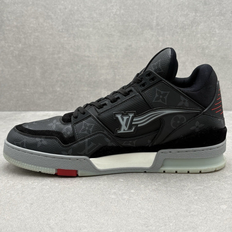 Trainer Mid Black Monogram Red — photo 4