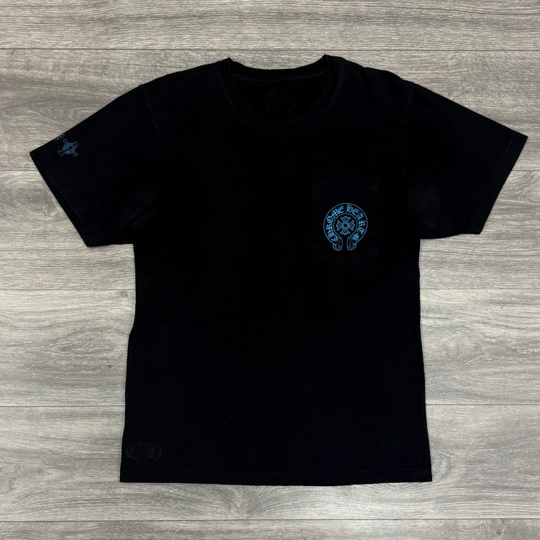 Chrome Hearts Triple Cross T-Shirt Black/Blue — photo 2