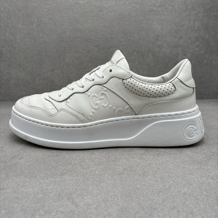 GG Embossed White Leather — photo 8