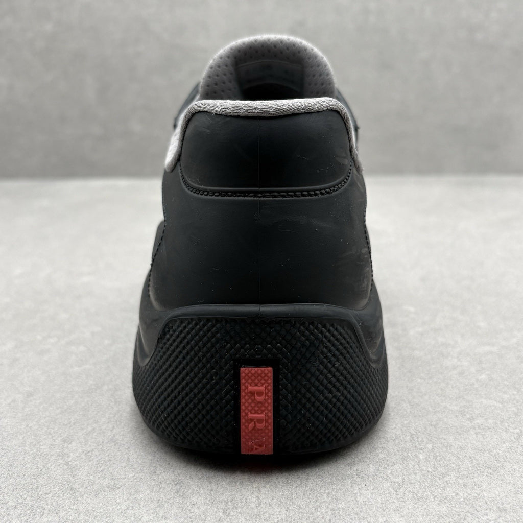Prada America's Cup Rubber Sneakers ' Black ' | Size 43 (10 US)