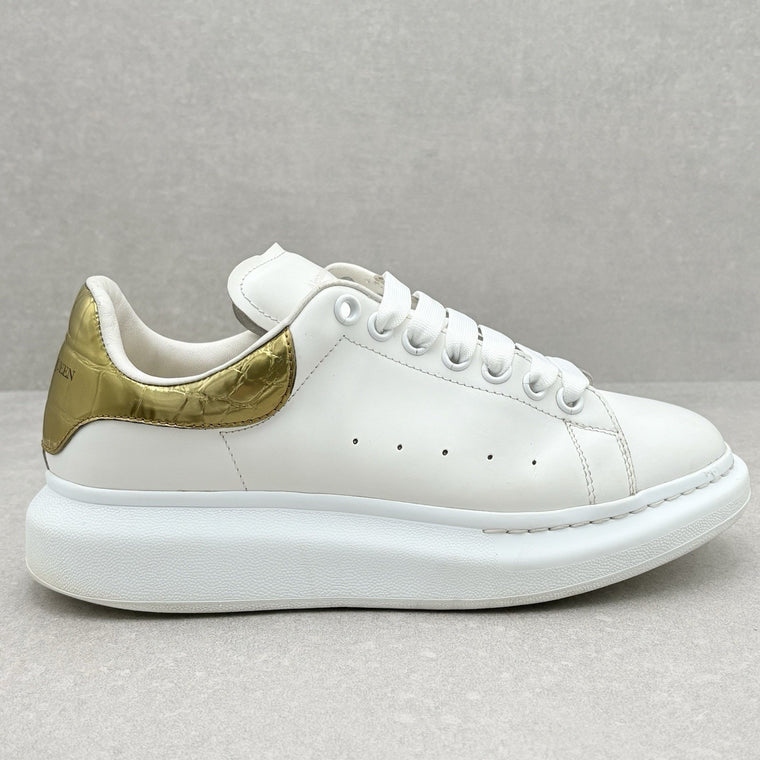 Oversized Sneaker Gold Crocodile — photo 2