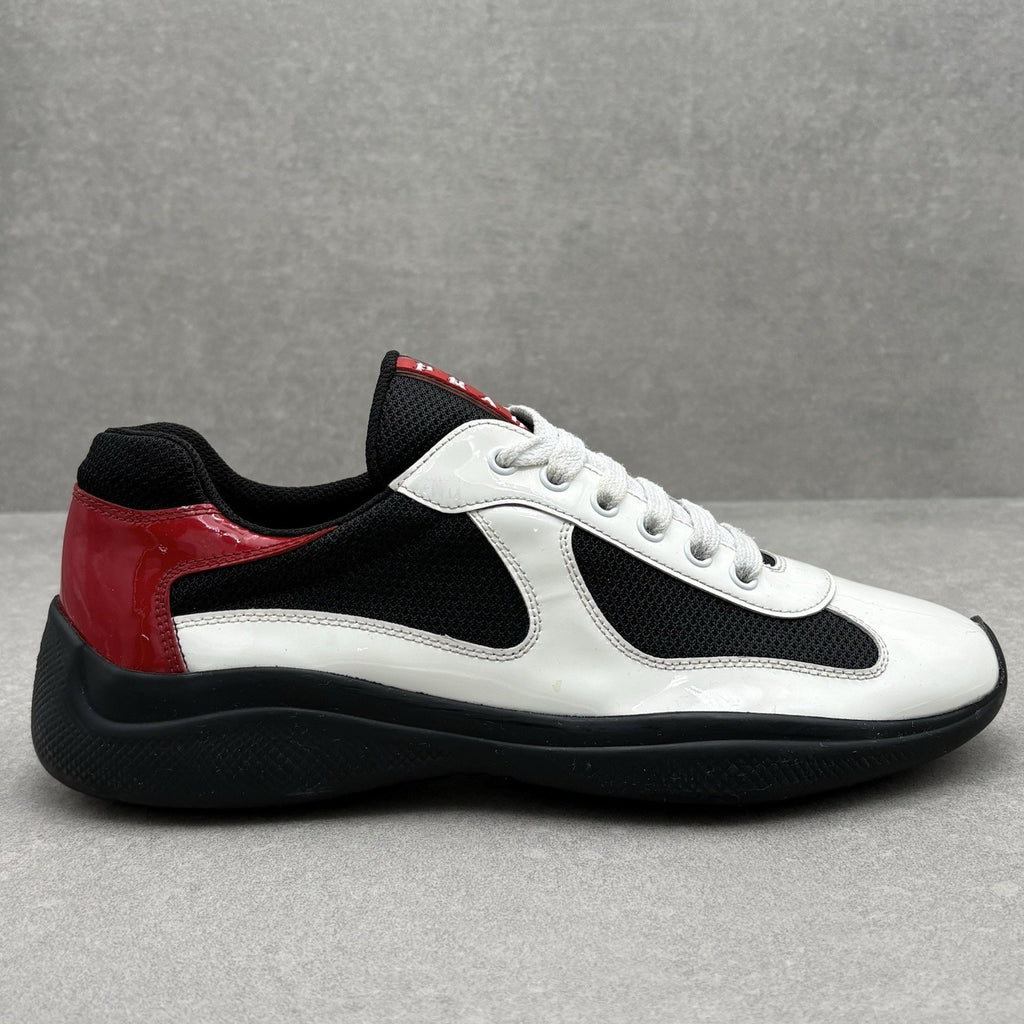 Prada Americas Cup ' Black White Red ' | Size 7 UK (8 US)