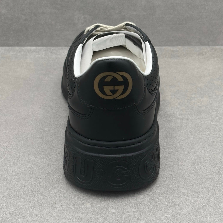 GG Embossed Leather Sneaker Black — photo 3