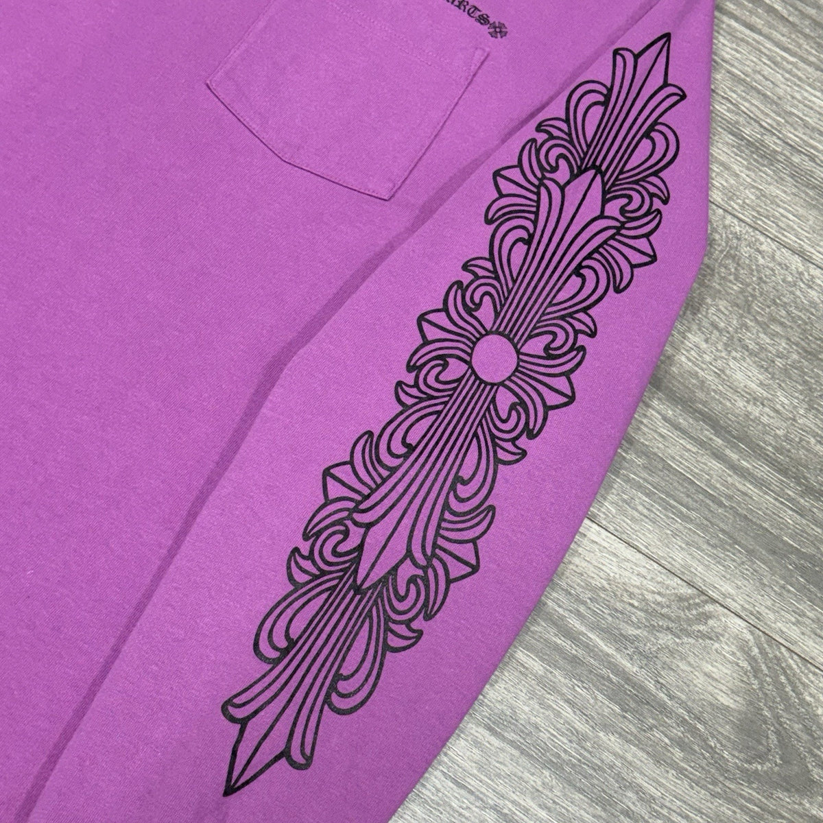 Matty Boy Spider Web Long Sleeve T-shirt Black Purple — photo 5