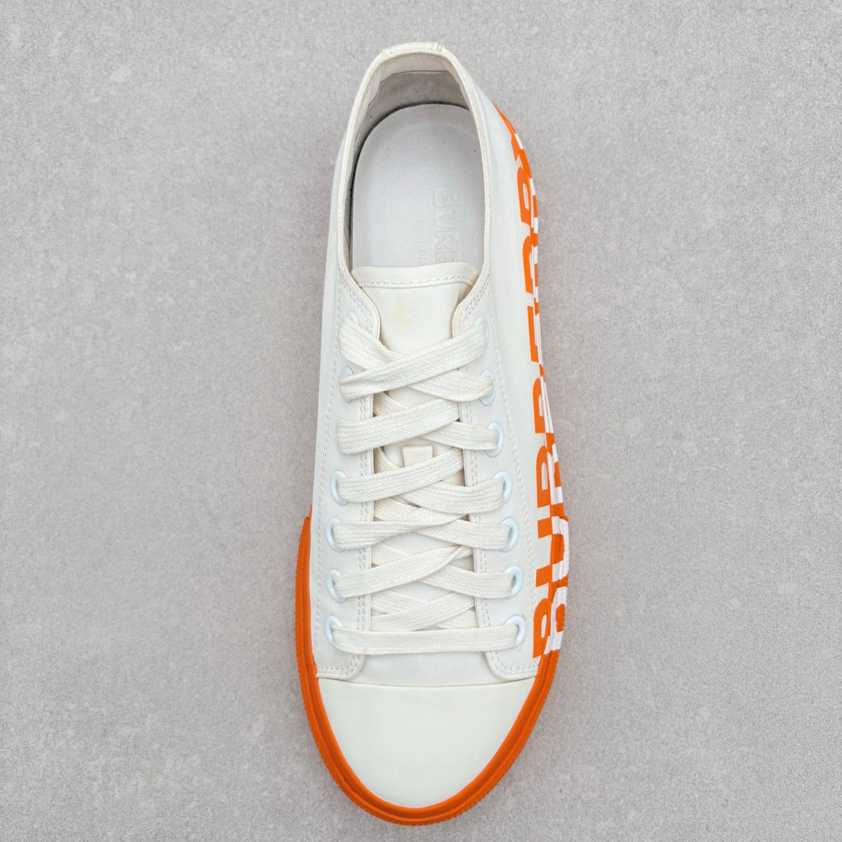 Low Sneaker Orange White — photo 10