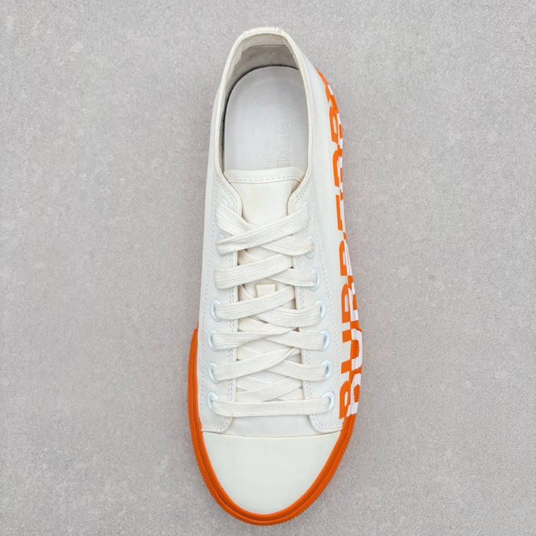 Low Sneaker Orange White — photo 10