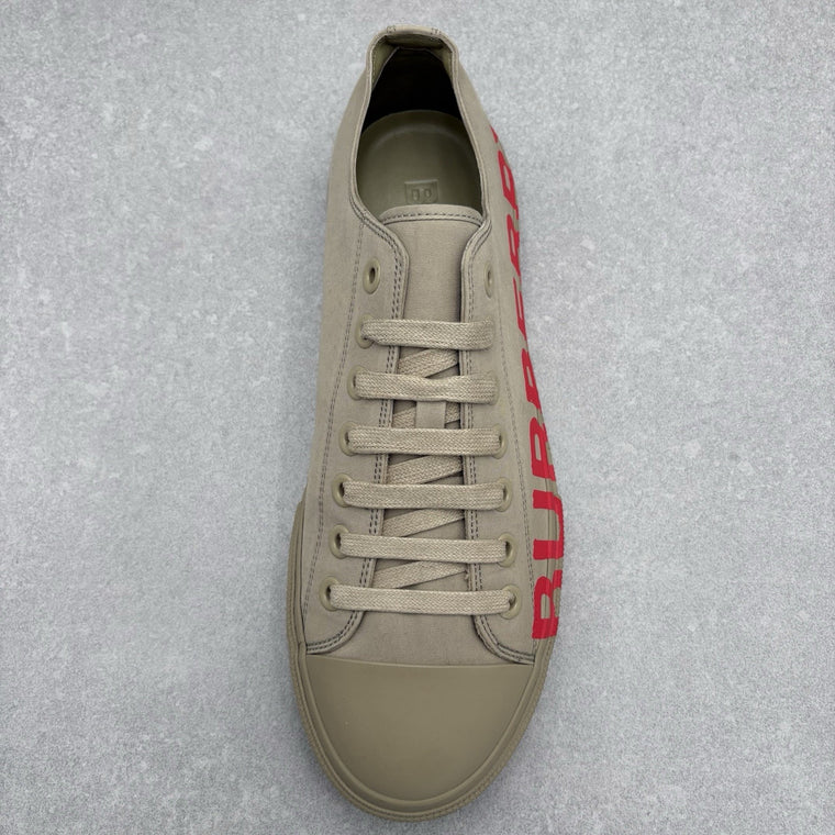 Burberry Gabardine Low Top Beige Red — photo 12