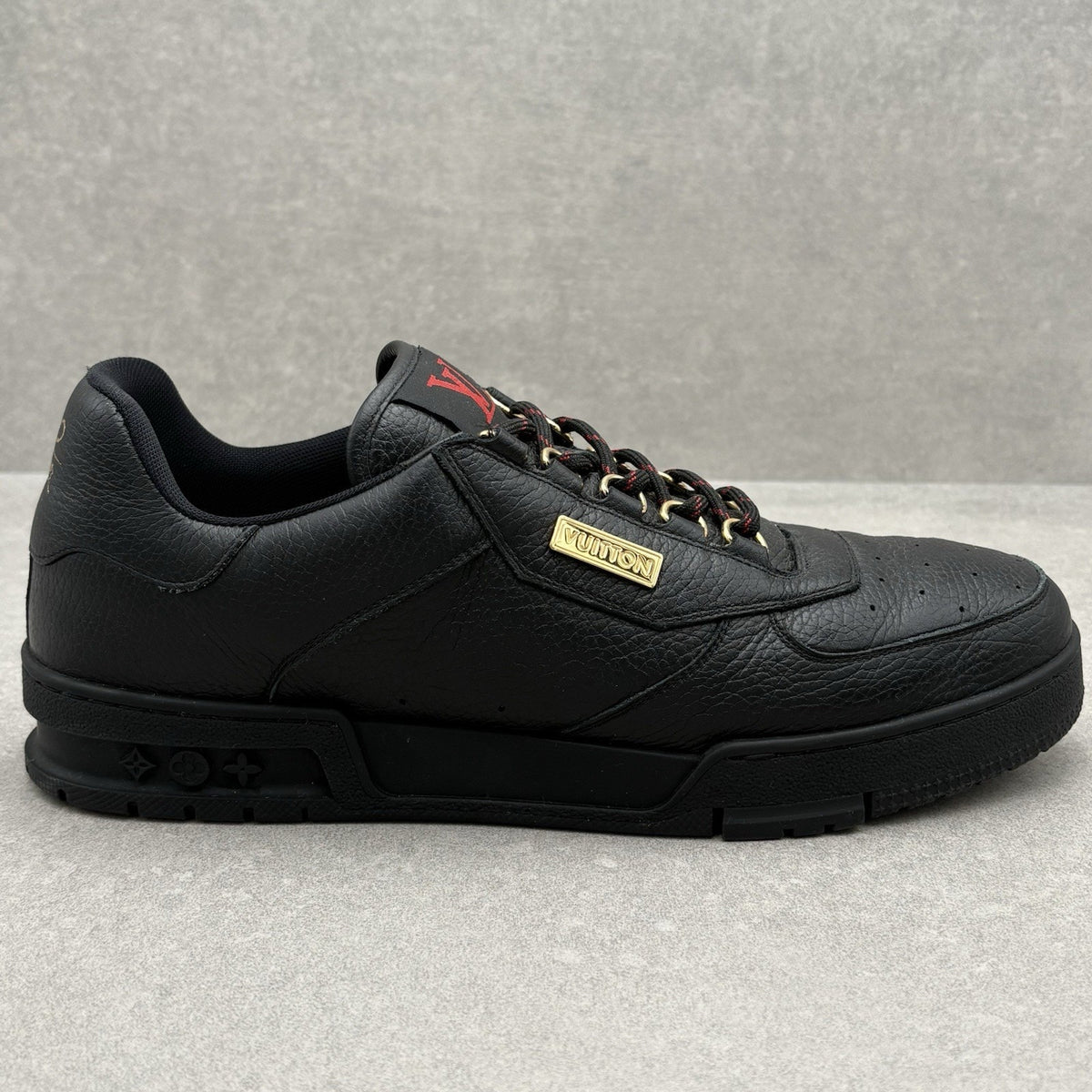 Hardware Calfskin Trainer Black Gold — photo 2