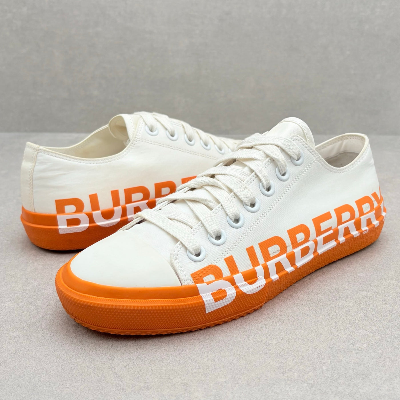 Low Sneaker Orange White