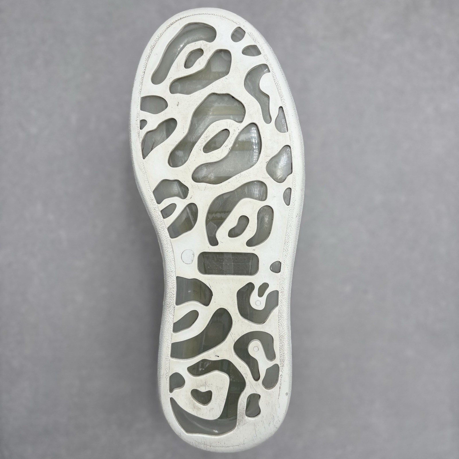 Alexander McQueen Oversized Sneaker Clear Sole ' White Black ' | Size 43 (10 US)