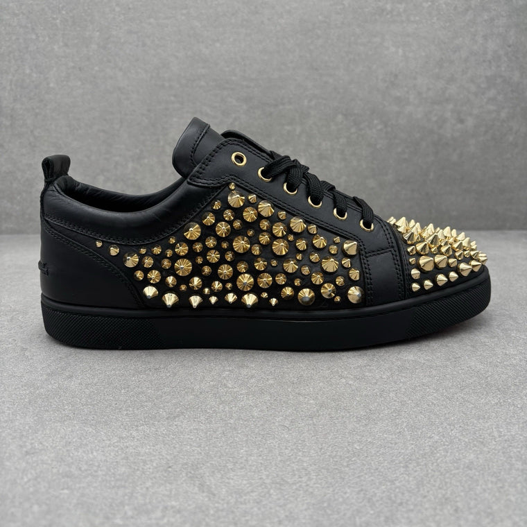 Low Spiked Sneaker Black Gold — photo 2