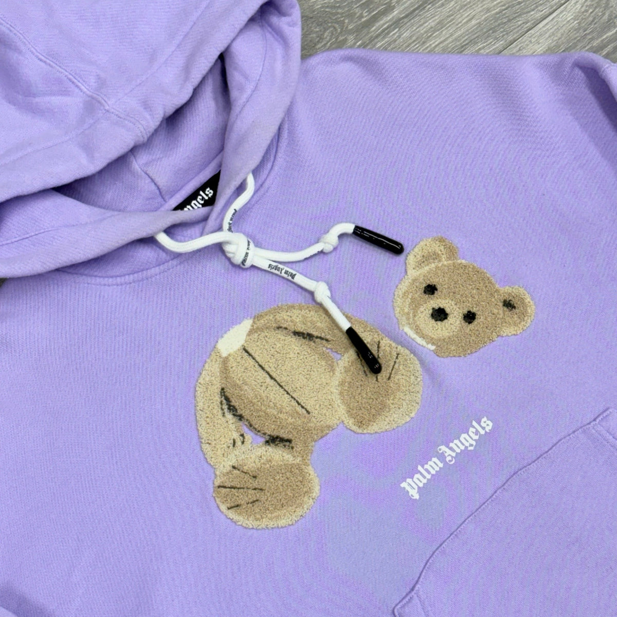 Bear Hoodie Lilac Brown — photo 3
