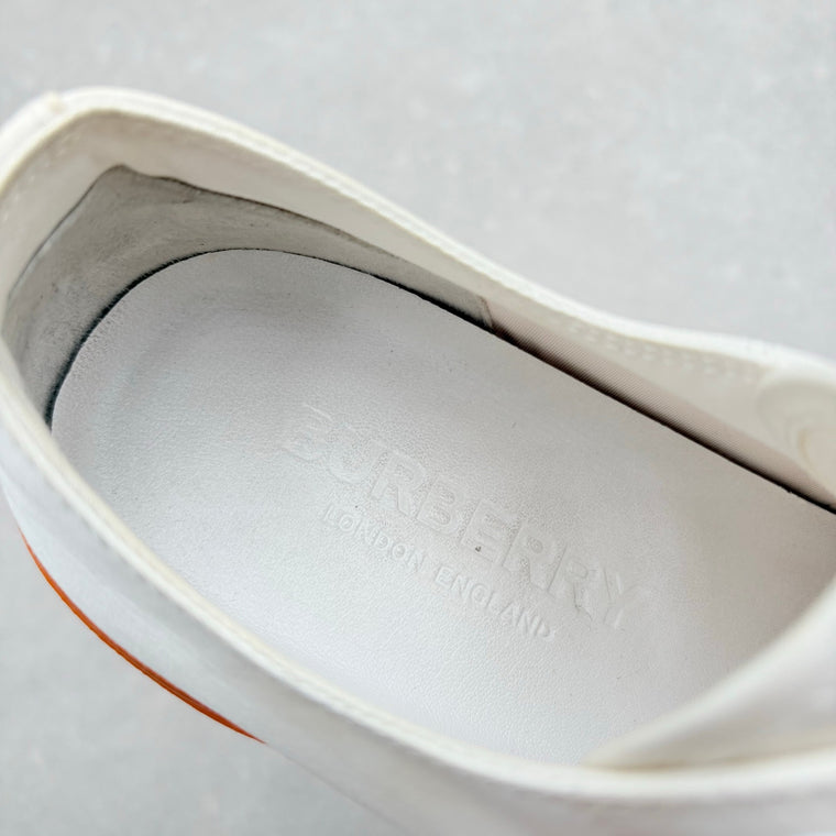 Low Sneaker Orange White — photo 11