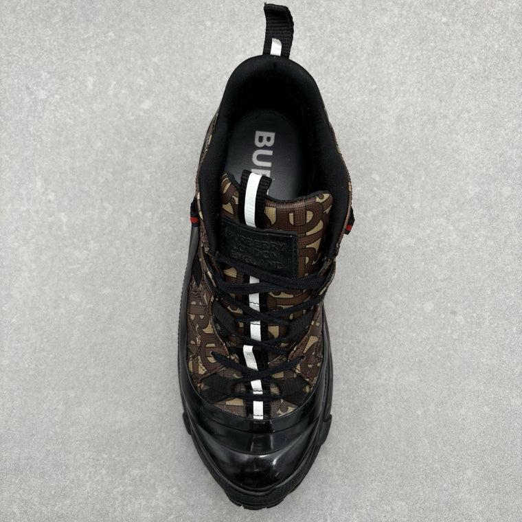 Arthur Low-Top Monogram Print Brown — photo 5