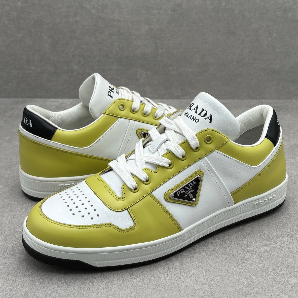 Downtown Low Leather Sneaker Bianca Cedro