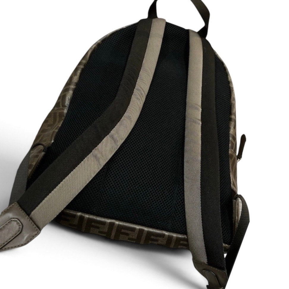x Fila Zucca Coated Canvas Mani Backpack Brown — photo 5
