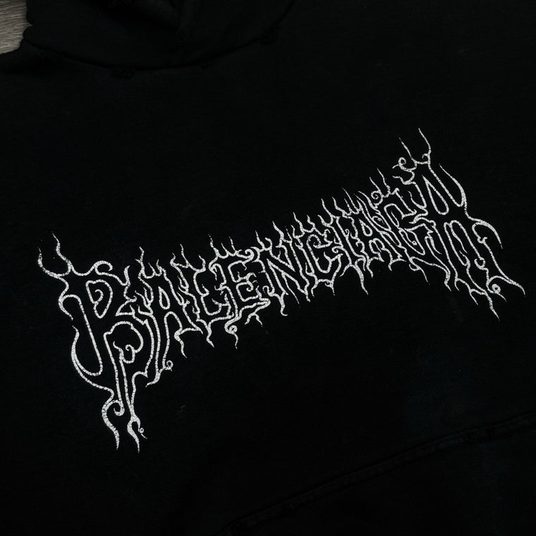 Darkwave Popover Hoodie Black — photo 8