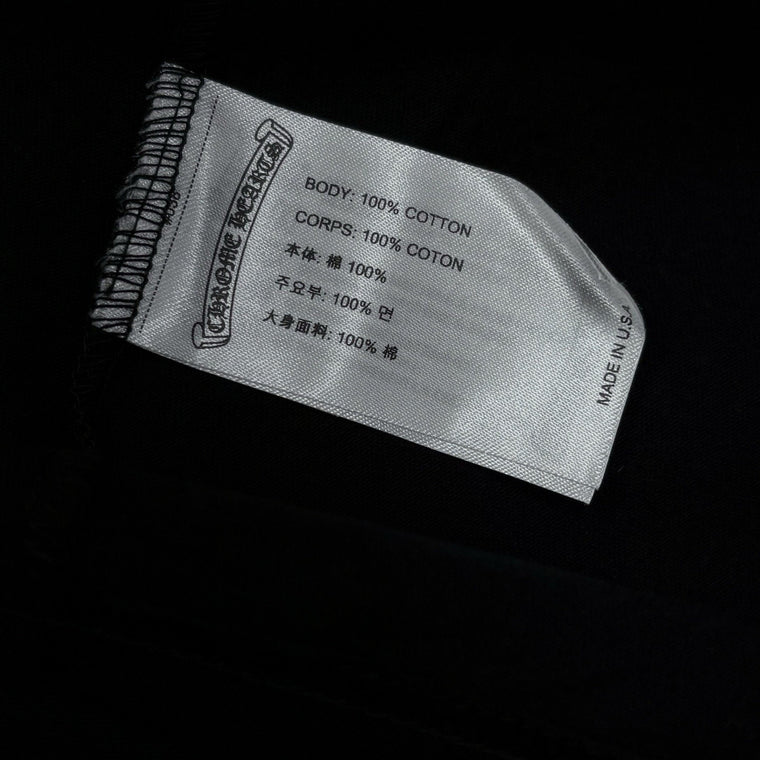Neck & Vertical Logo Long Sleeve Black — photo 11