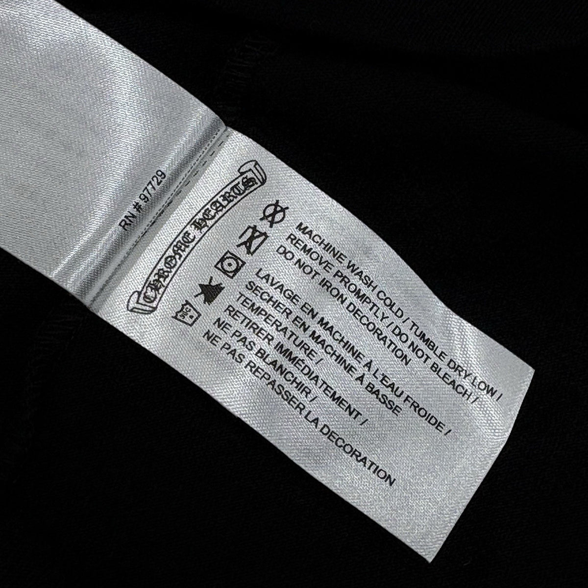 Neck & Vertical Logo Long Sleeve Black — photo 12