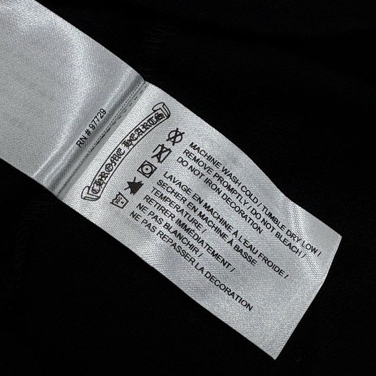 Neck & Vertical Logo Long Sleeve Black — photo 12