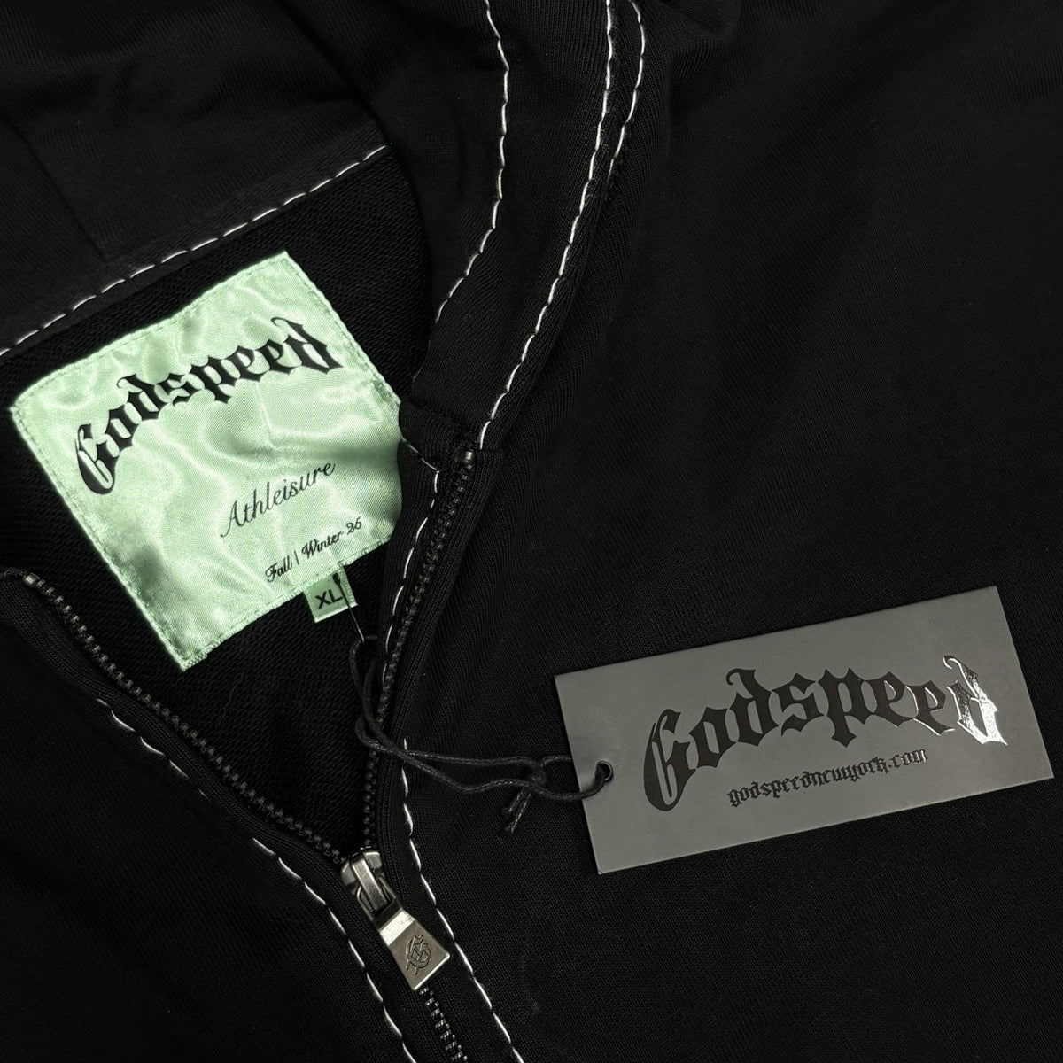 Stitched OG Logo Sweatsuit Black — photo 10
